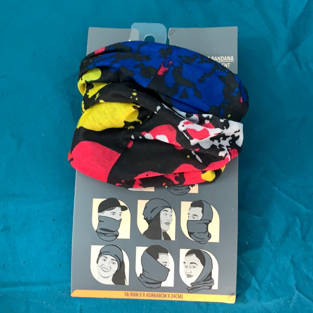 Multipurpose bandana 100% polyester